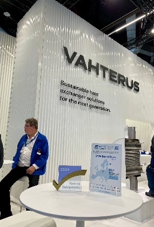 获ATMOsphere天然制冷剂认证标签米乐m6芬兰伐德鲁斯Vahterus荣